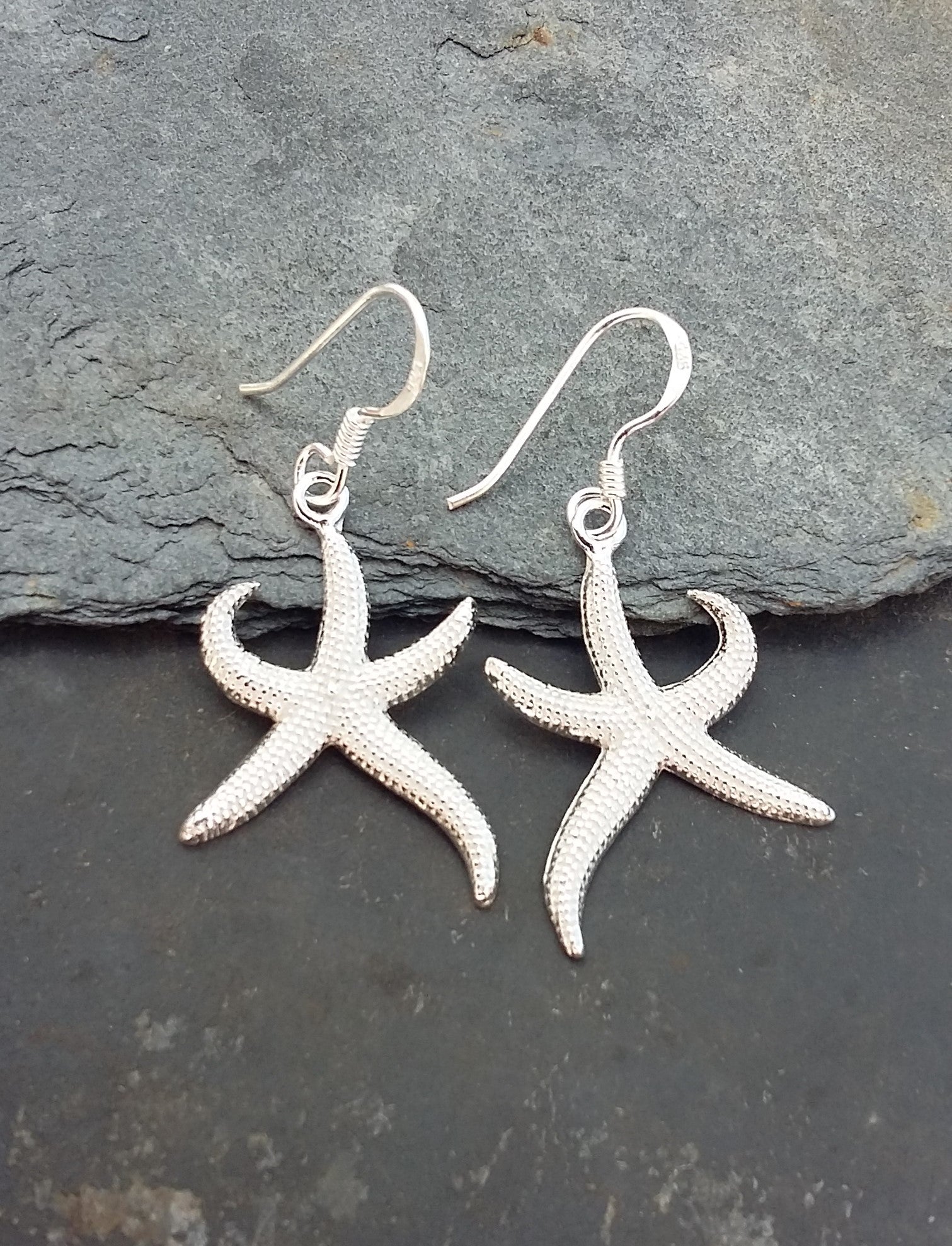 Starfish Drop Earring Silver