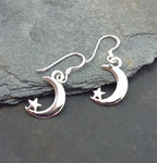 Moon & Star Earring