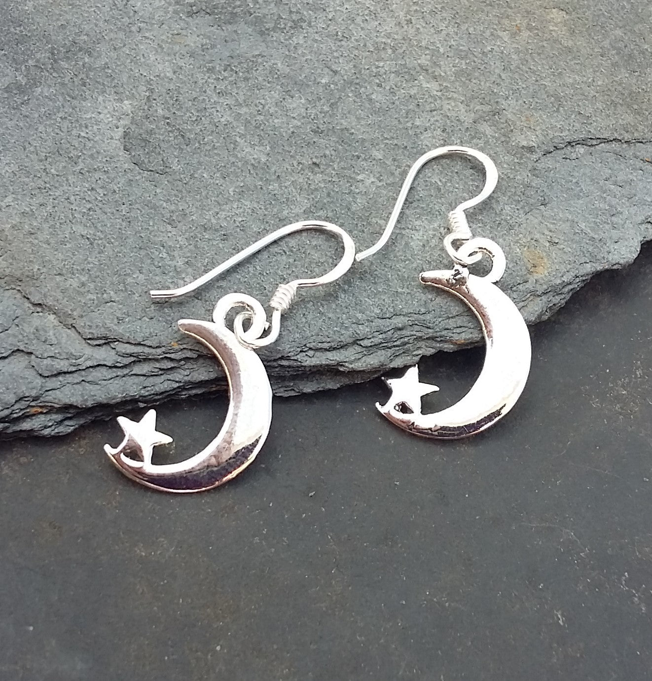 Moon & Star Earring