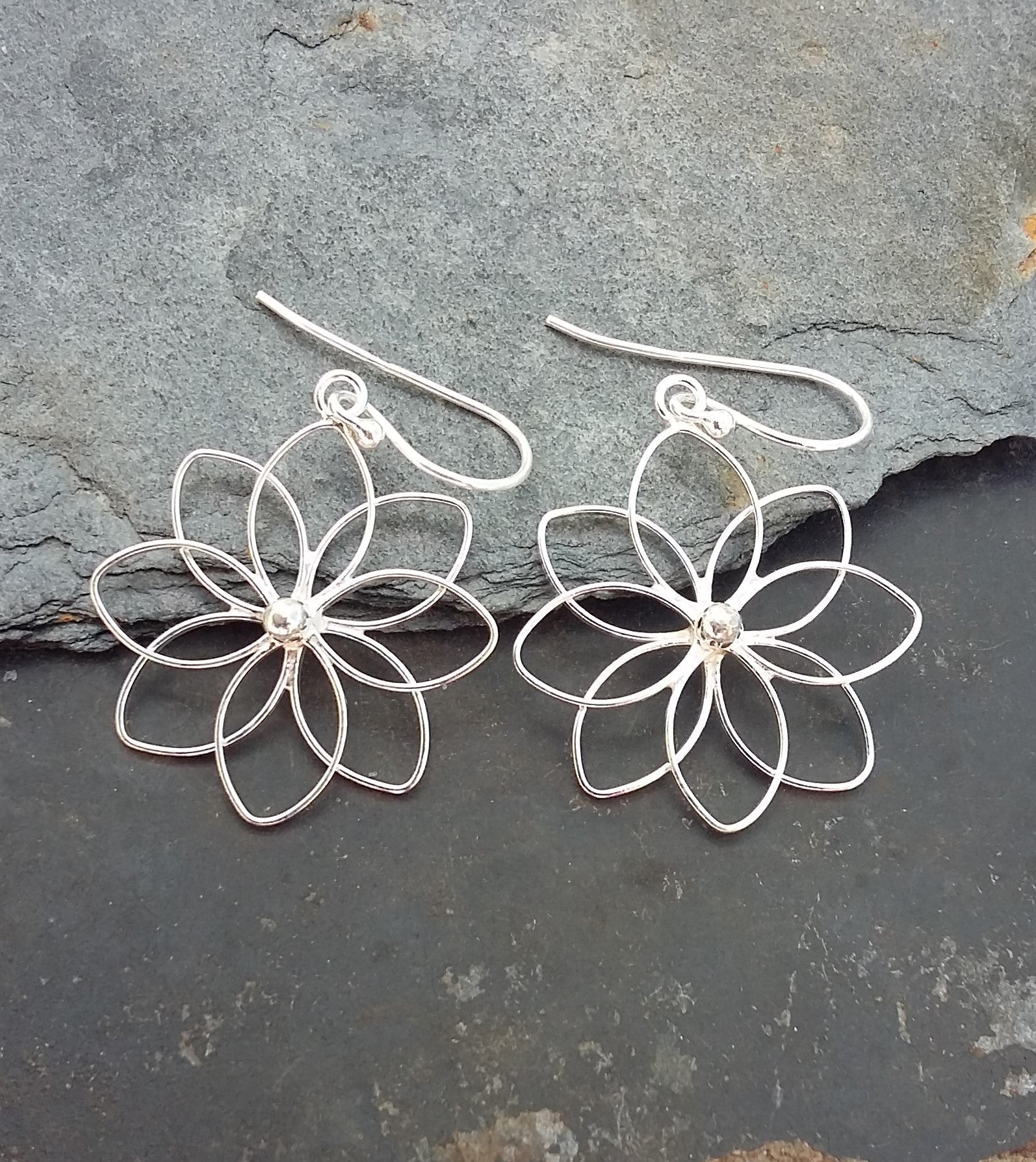 Large Lily Flower Earring
