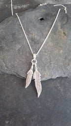 Twin Feather Pendant