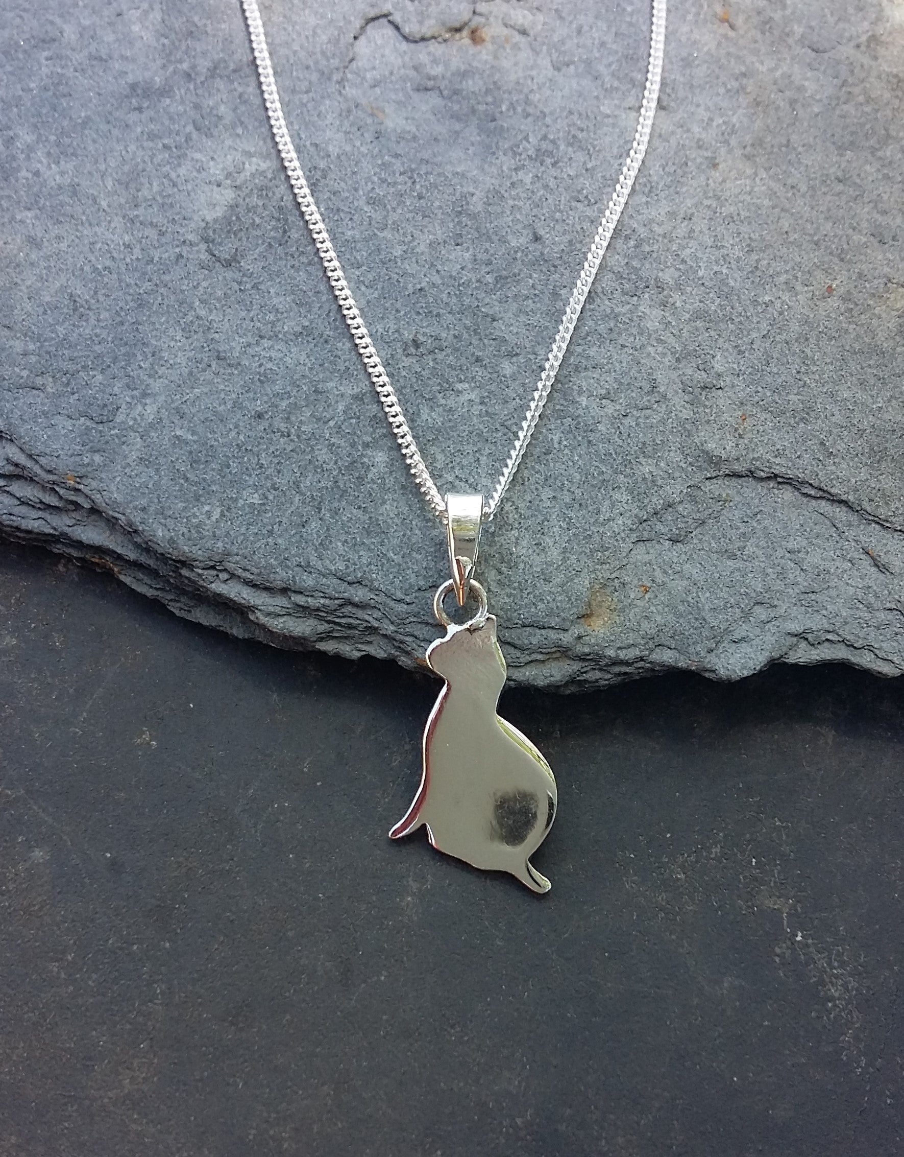 Cat Silhouette Pendant