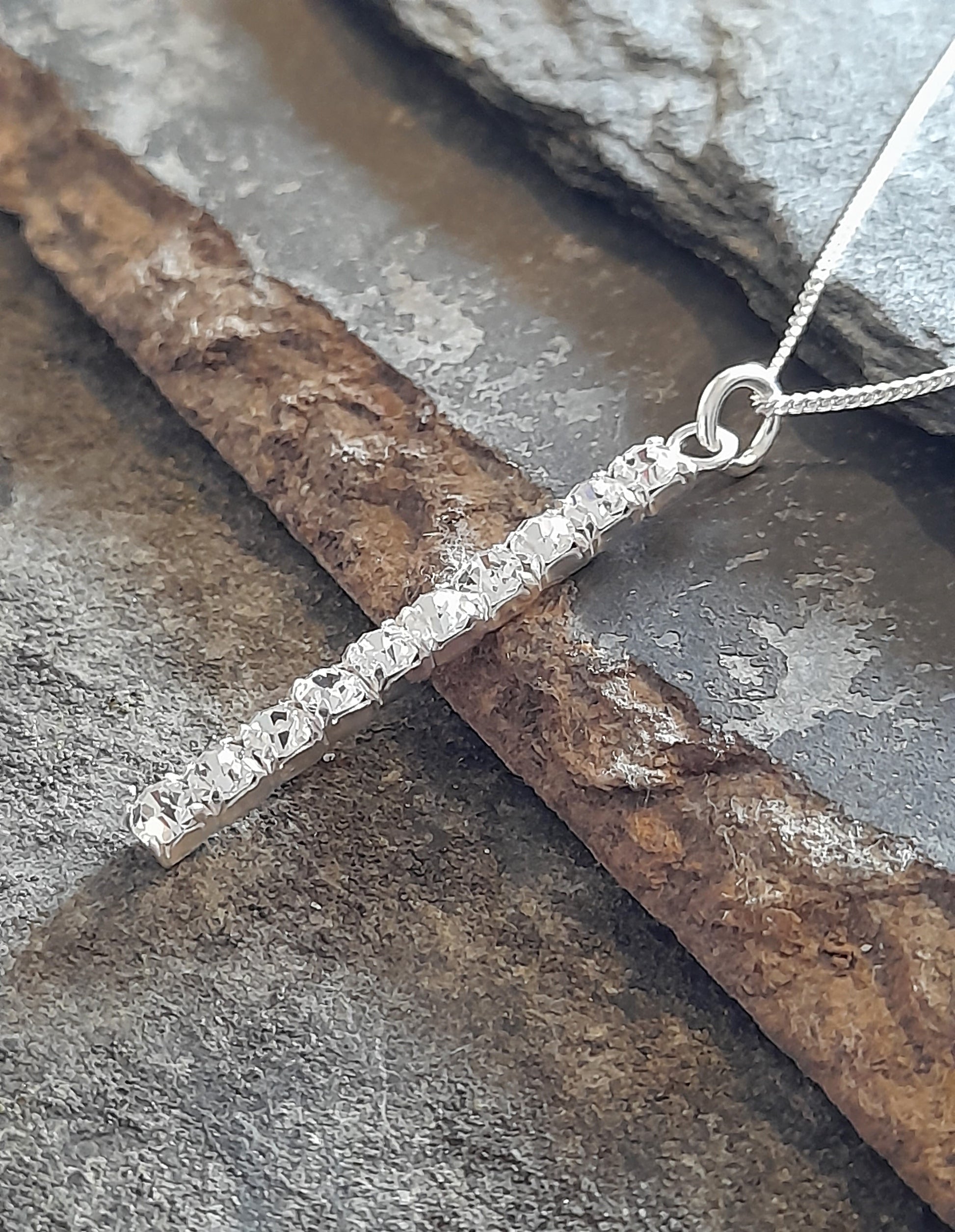 Elegant Cubic Zirconia Earring 40mm