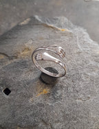 Silver Hug Ring One Size
