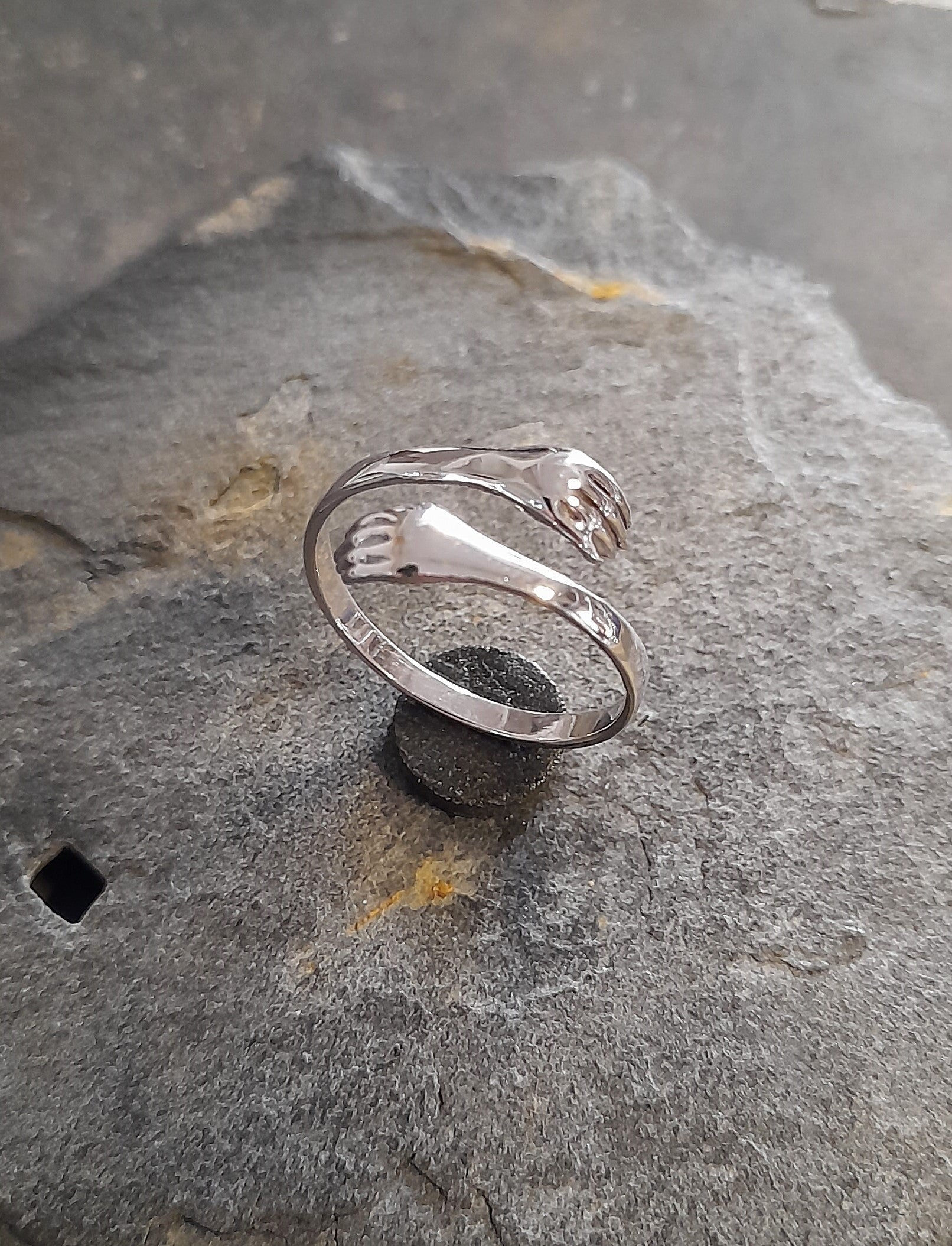 Silver Hug Ring One Size