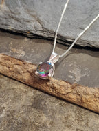 7mm Mystic Topaz Colour Cubic Zirconia  Round Pd