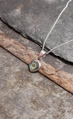 Abalone Heart Pendant 8mm X 8mm
