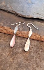 28mm Pink/Blue Mother of Pearl Drop Er