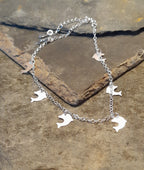 Dolphin Anklet/Bracelet 20 Cm + Ext