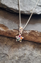 Multi Cubic Zirconia Star Pendant 6mm