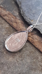 T/Drop Blue Syn Opal Pendant 20X15mm