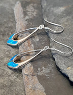 Syn Opal Open Teardrop Er 25X17mm