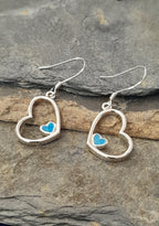 Syn Opal Off Set Heart 18X14mm Er
