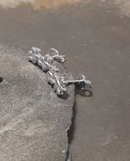 Dogs Paw Print Studs 10 X 4mm