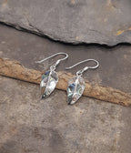 Abalone Leaf 20X9mm Earring