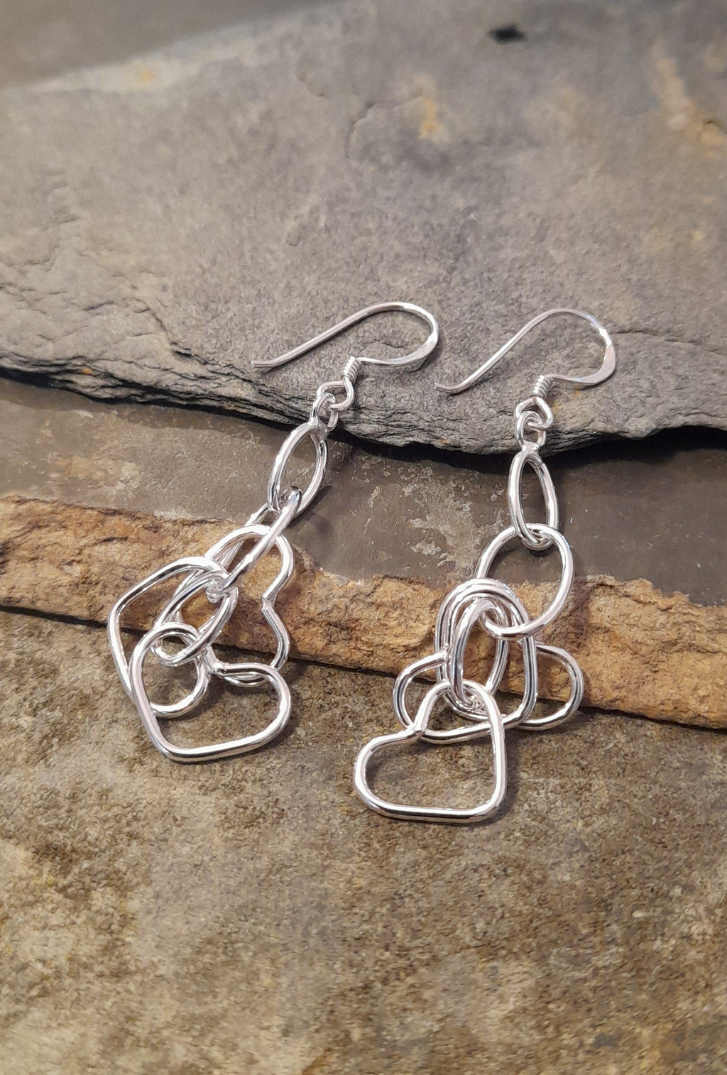 Entwined Heart Earring 36mm
