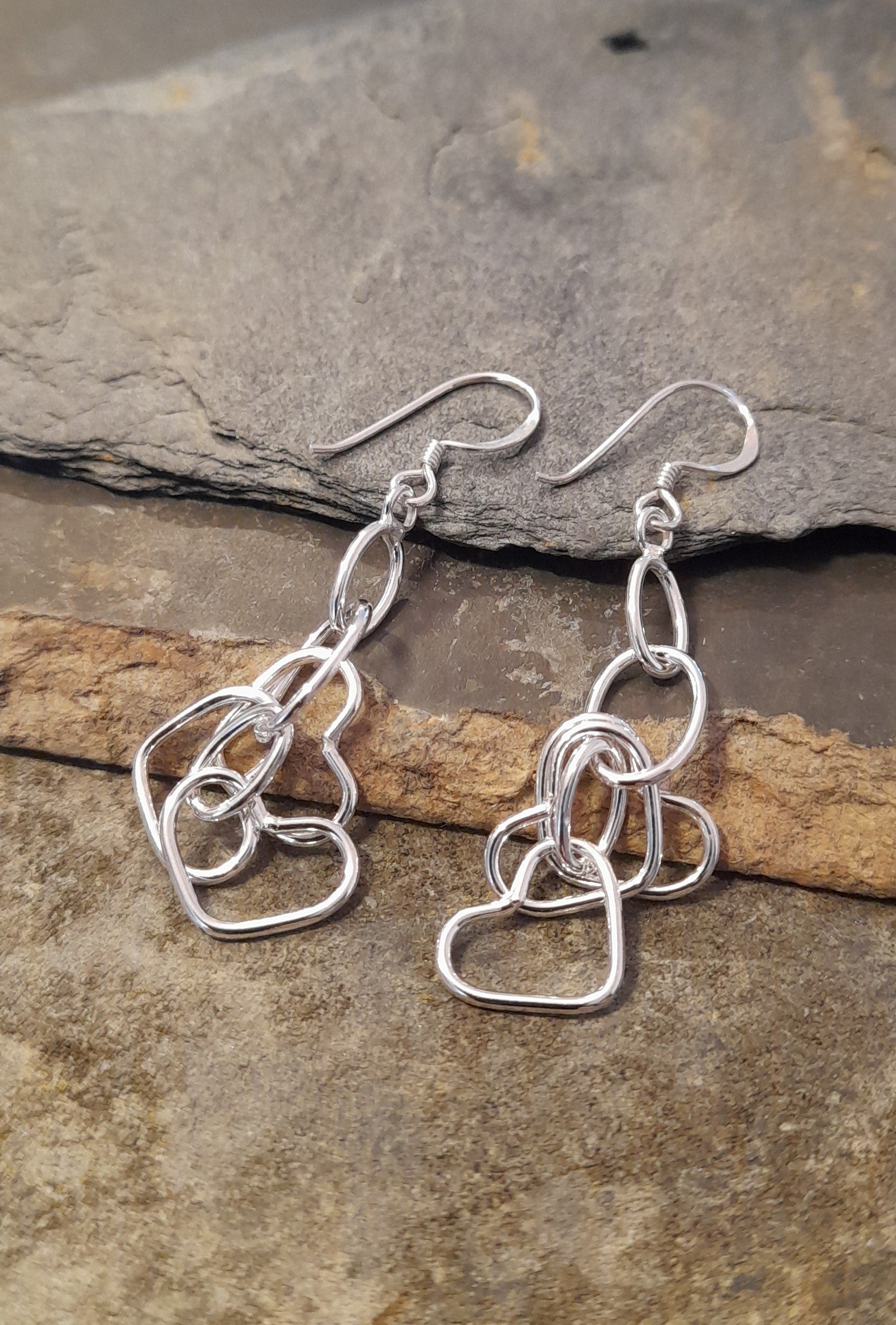 Entwined Heart Earring 36mm