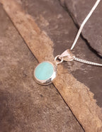 Round Green Pendant 10mm