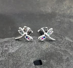 Multi Cubic Zirconia Dragonfly 9mm