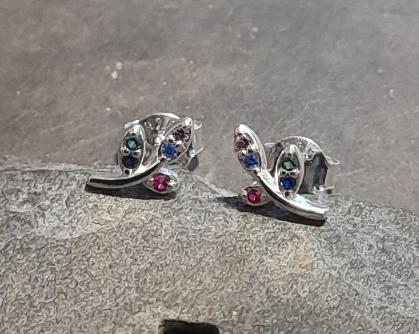 Multi Cubic Zirconia Branch 10mm