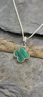 Green Malachite Pendant 12mm Dia