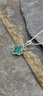 Green Malachite Pendant 12mm Dia