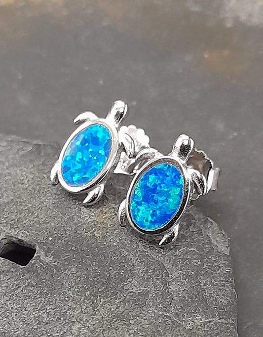 RECON OPAL TURTLE STUD 11MM