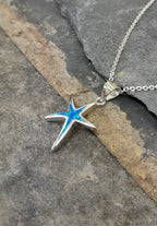 Recon Opal Starfish Pendant 20 X 15mm