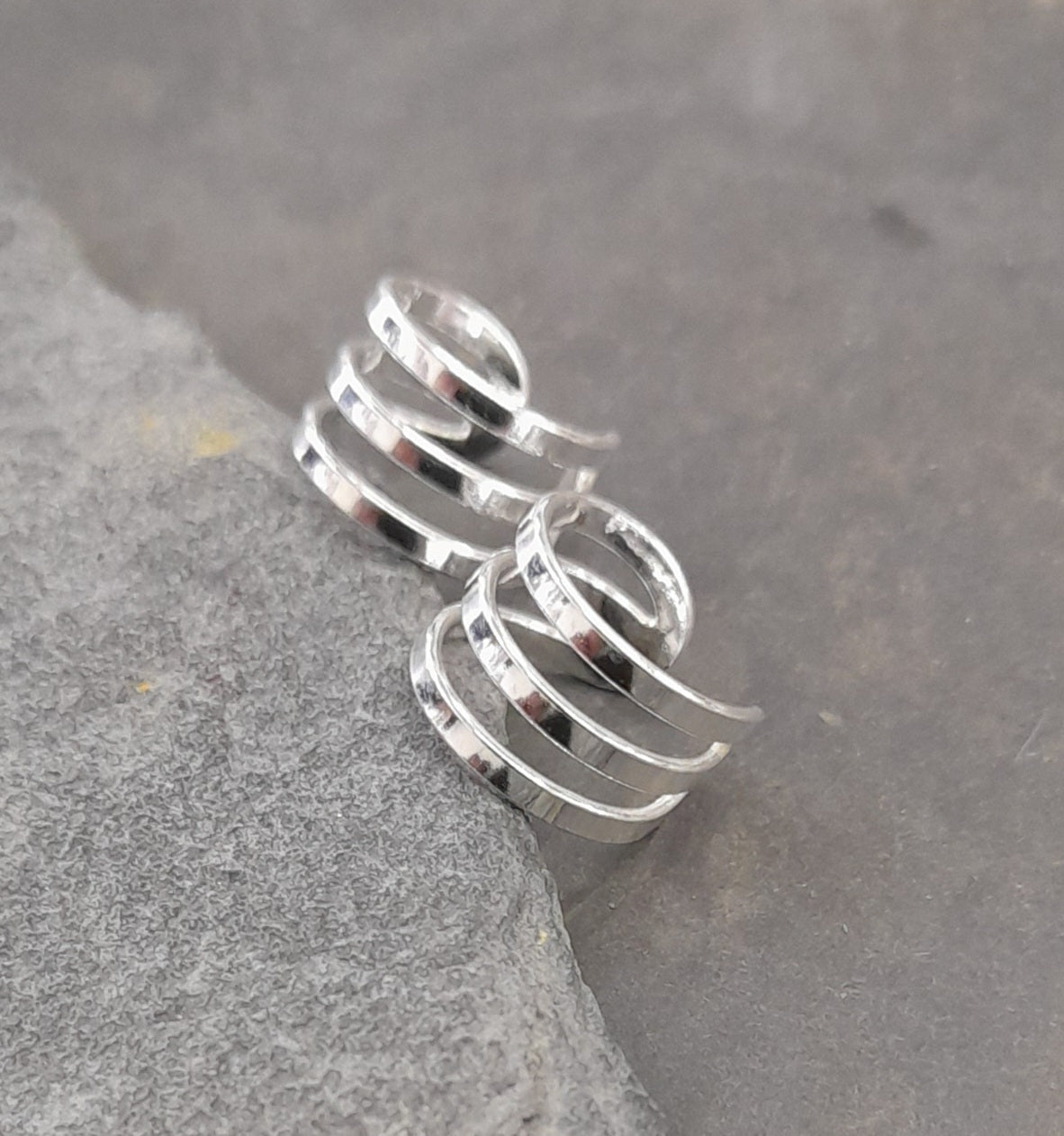3 Flat Bar Ear Cuff