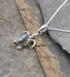 Abalone Turtle Pendant 16X12mm