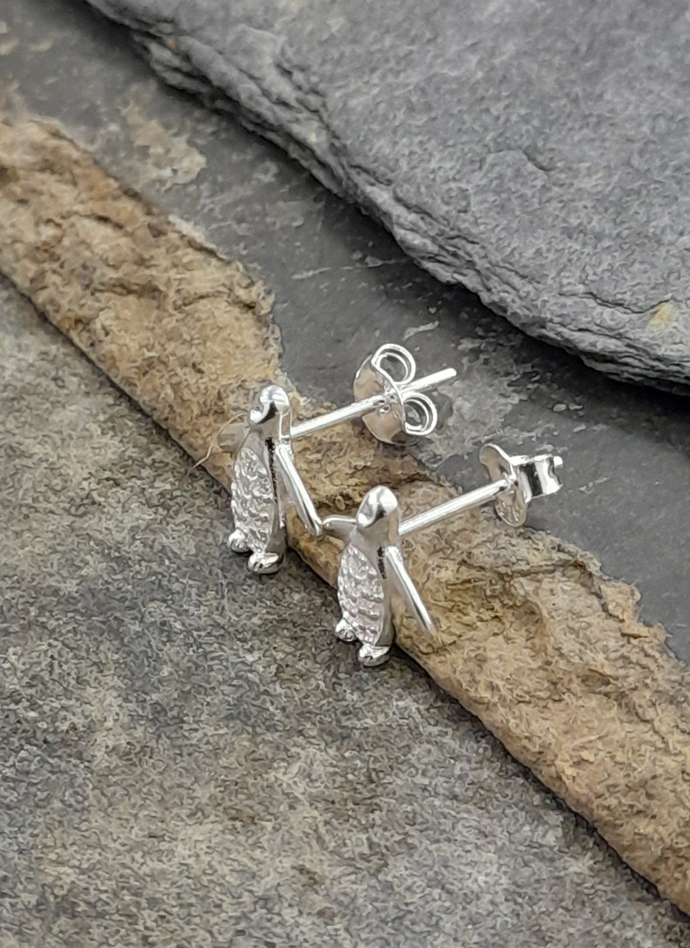 Cz Penguin stud 10 X 10MM