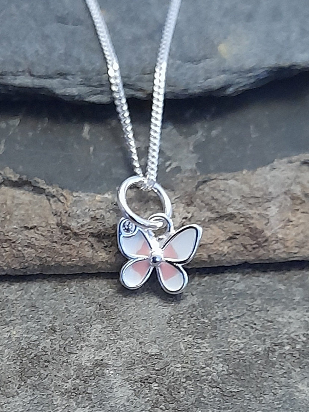 Butterfly pendant 7mm