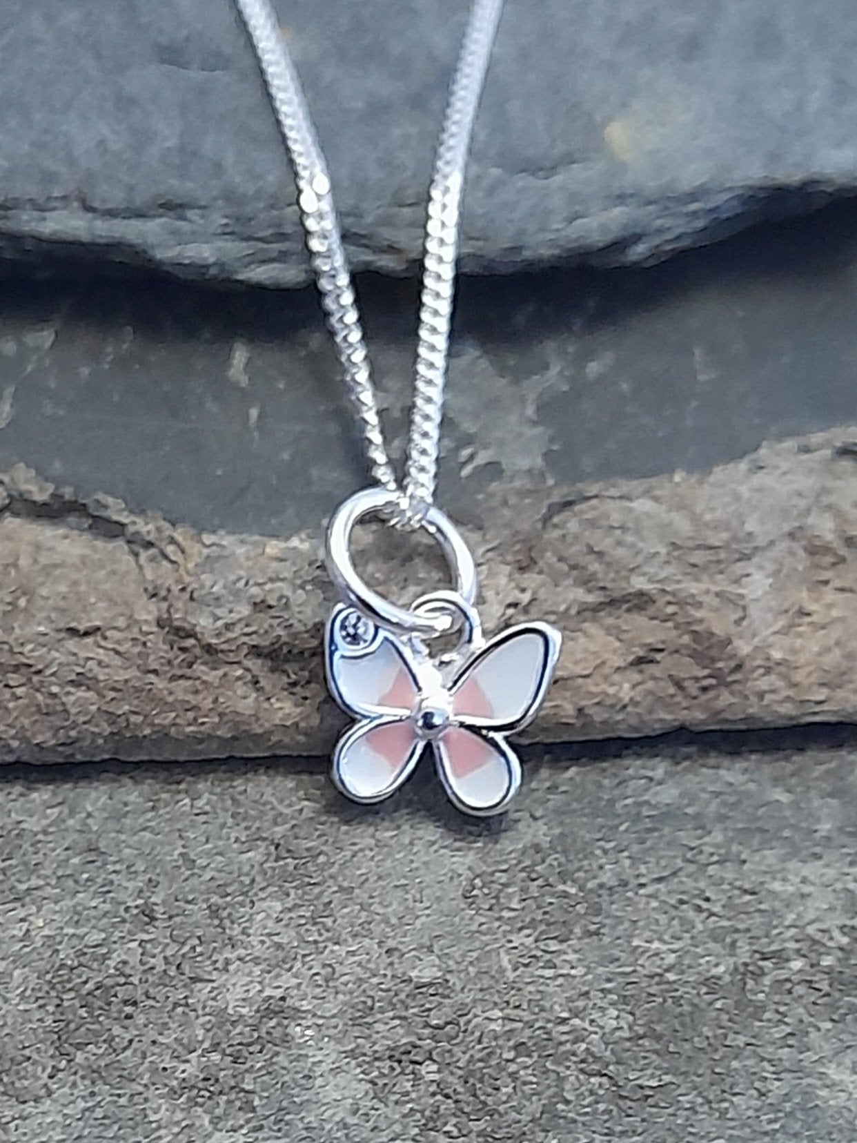 Butterfly pendant 7mm
