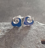 SS773B - Enamel Wave  stud s/plate 7mm