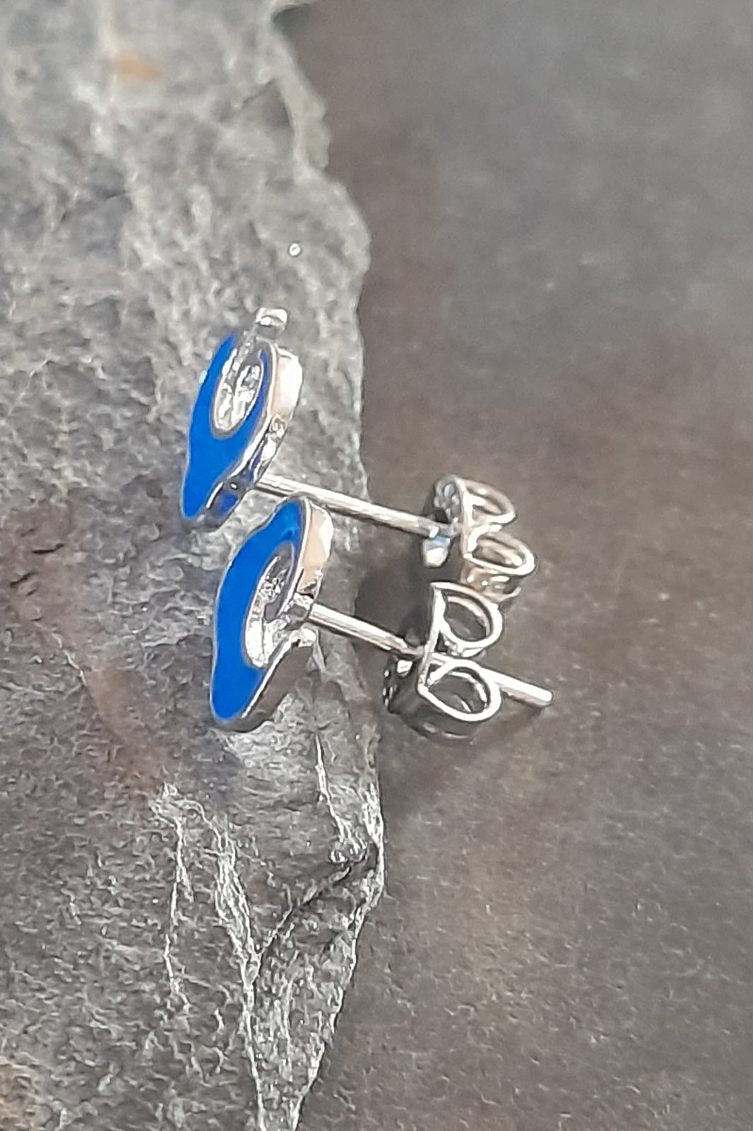 SS773B - Enamel Wave  stud s/plate 7mm