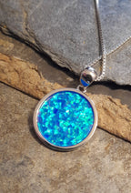SP513BC - WAVE  BLUE SYN/OPAL PD S/PLATE 19MM