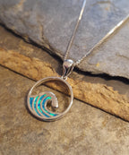 SP514BC - WAVE BLUE SYN/OPAL PD S/PLATE 19MM
