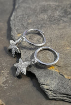 SS840B - CZ STARFISH HOOP S/PLATE 12MM