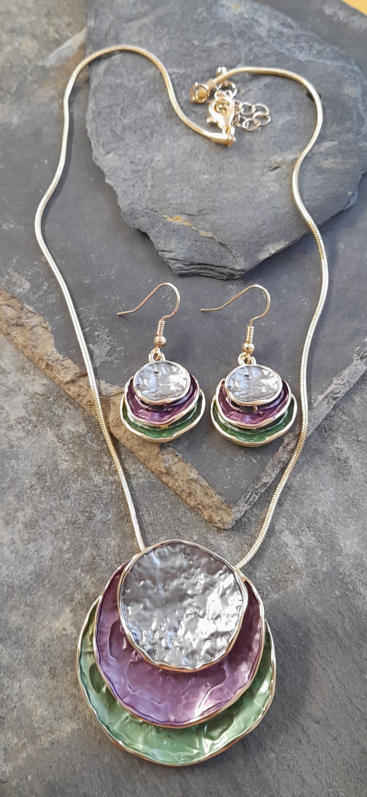 BLF002 - PURPLE OFF SET CIRCLE SET