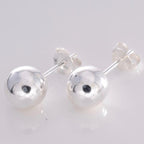 8mm Silver Ball Stud
