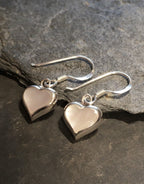 Heart Mother of Pearl Earring 10mm