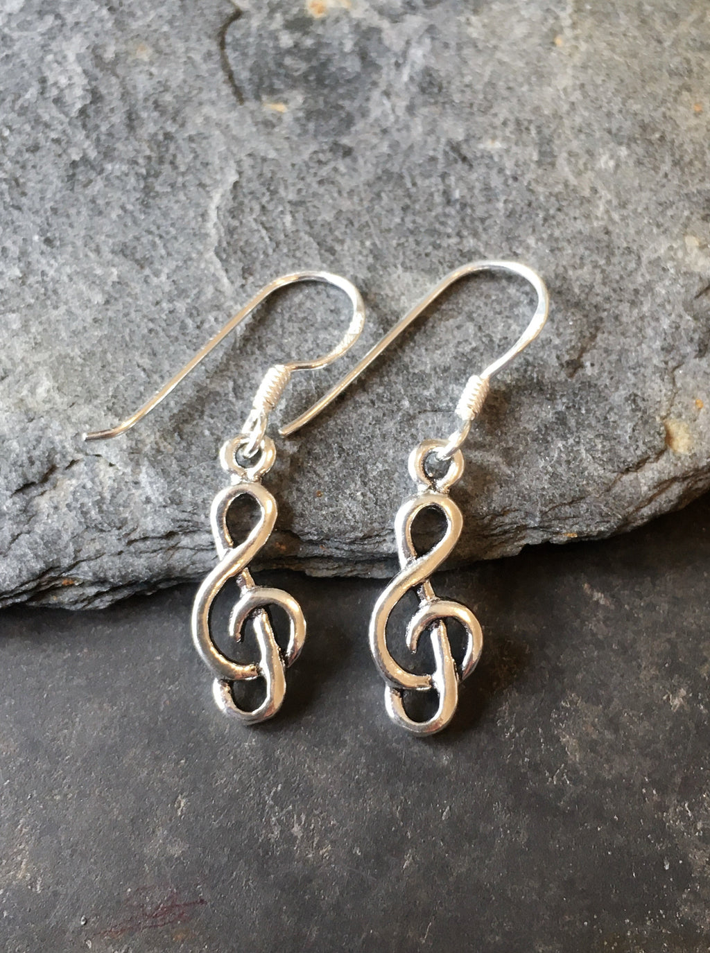 Treble Clef Earring 18mm Drop