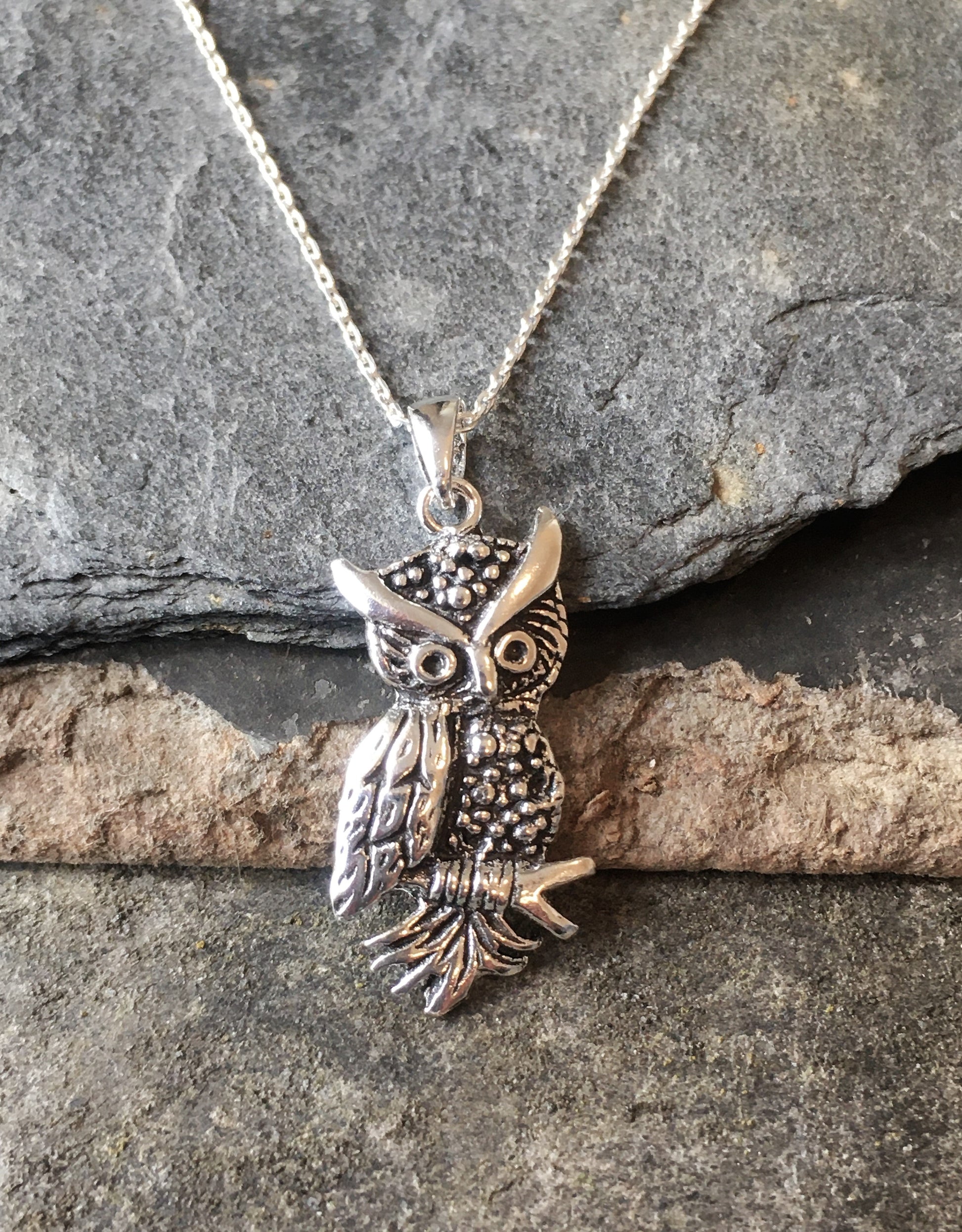 Owl Pendant 25mm X 15mm