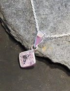 Diamond Cubic Zirconia Pendant 7mm