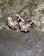 Pink Cubic Zirconia Butterfly 6mm