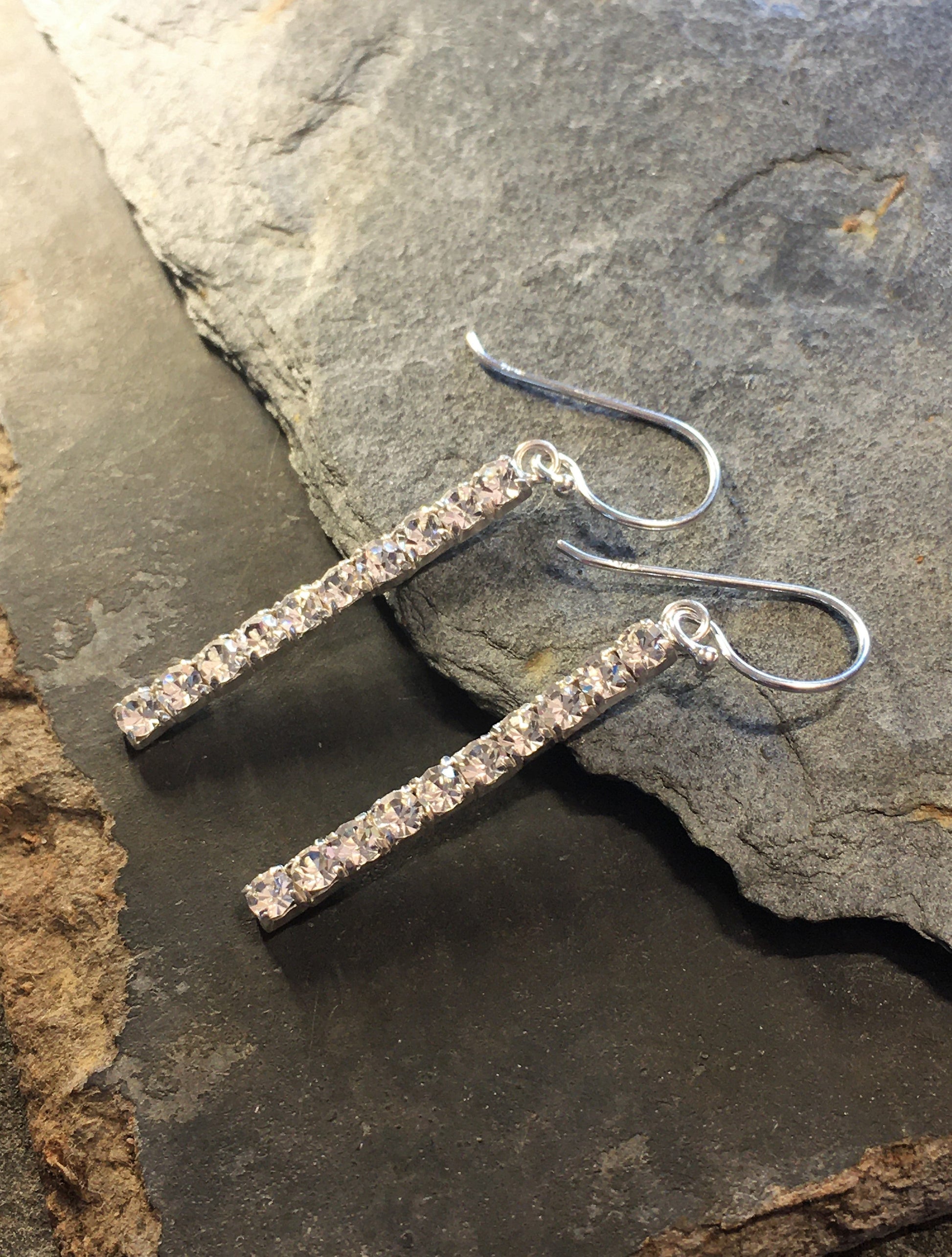 Elegant Cubic Zirconia Earring 40mm
