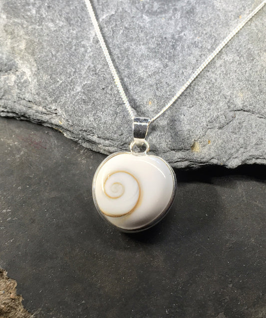 SP254BC - HEART SHIVA EYE PENDANT