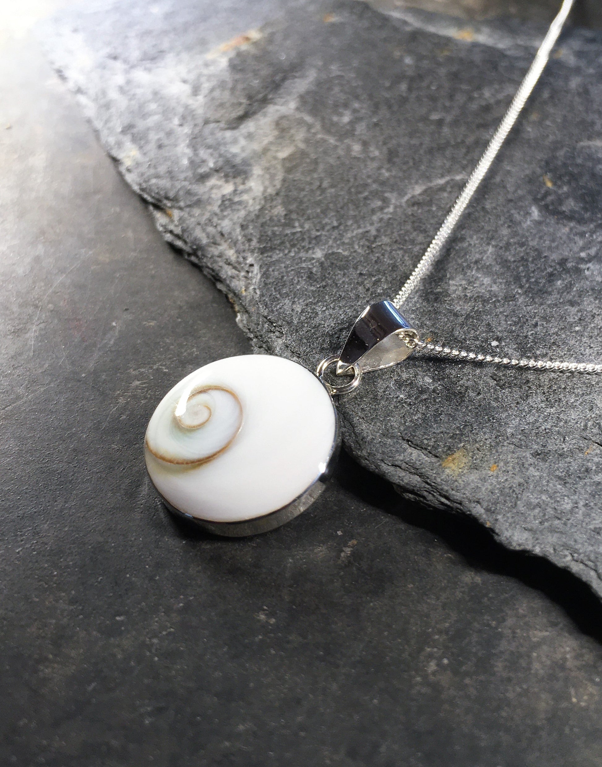 Round Shiva Eye Pendant