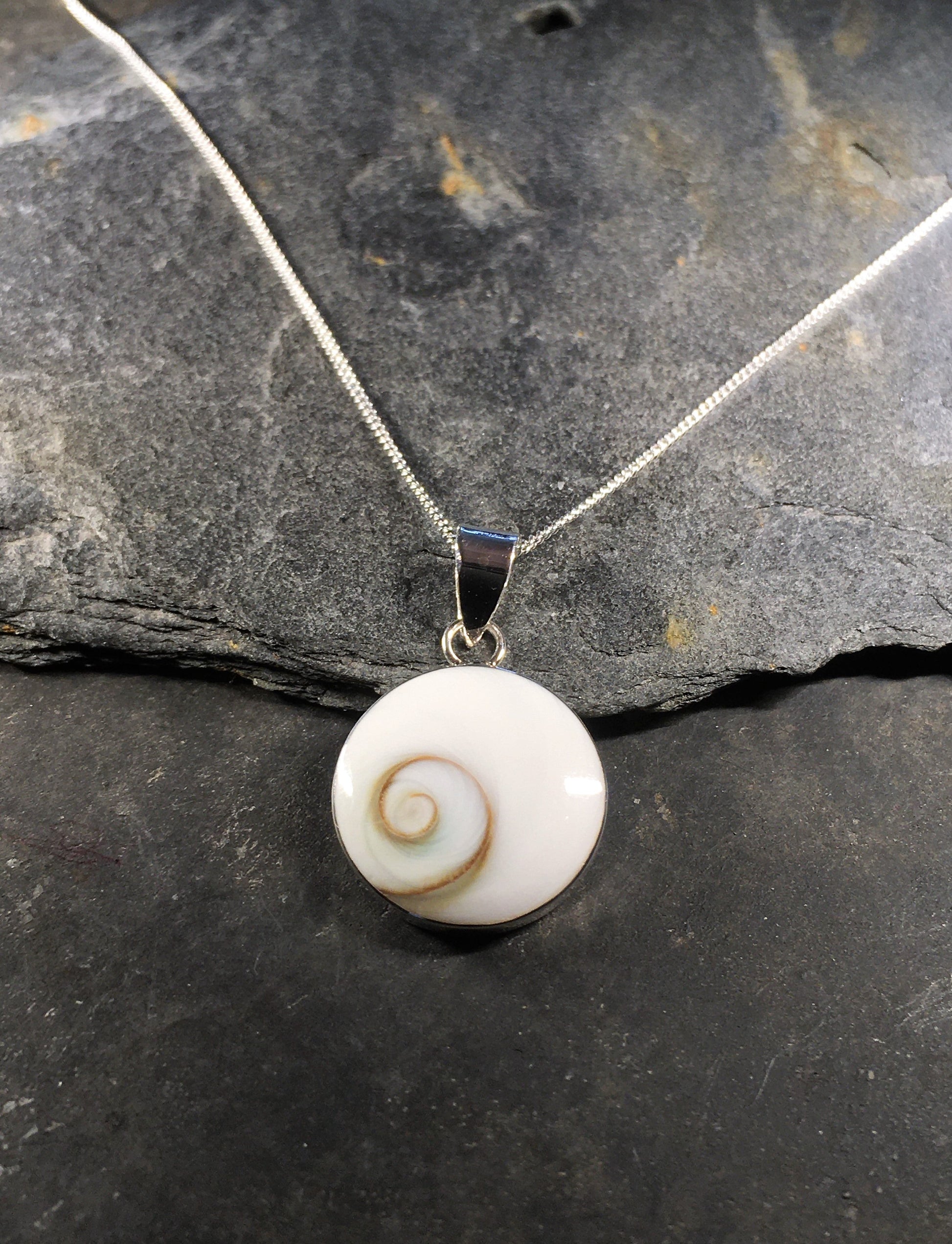 Round Shiva Eye Pendant