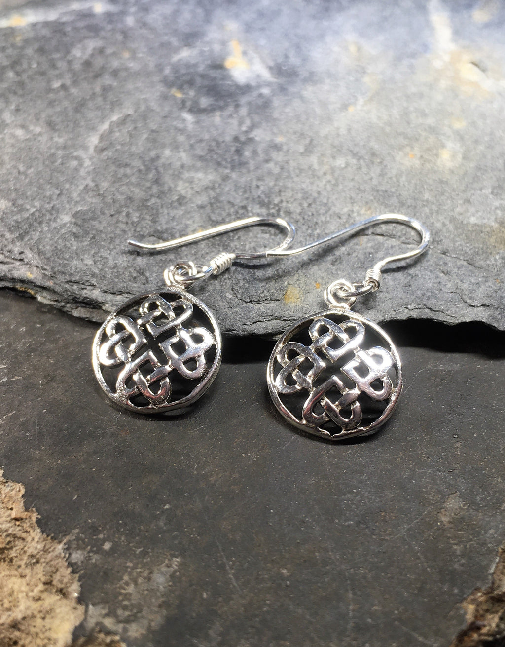 Round Celtic Knot Earring